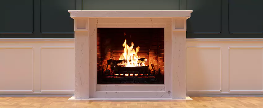 Open Flame Wood-Burning Fireplace Installation Services in Foster City, California